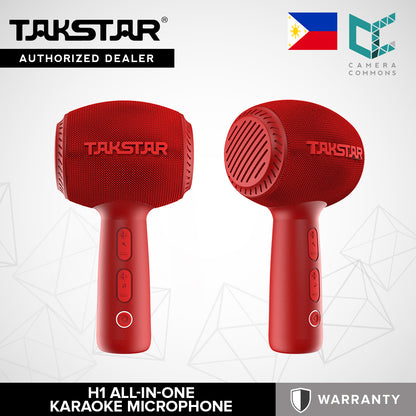 Takstar H1 All-in-One Karaoke Microphone Wireless Handheld Unidirectional for PC Cellphone Audio