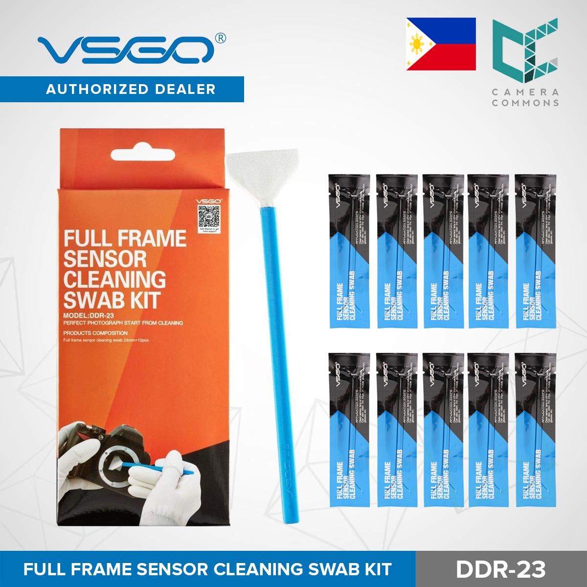 VSGO DDR-23 DSLR SLR Camera Full-Frame Sensor Cleaning Kit 10x24mm Sensor Cleaning Swabs DDR23