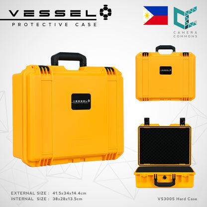 VESSEL VS300S Portable Protective Hard Case for Photography, Equipment, Instruments, Watches and other devices VS3828
