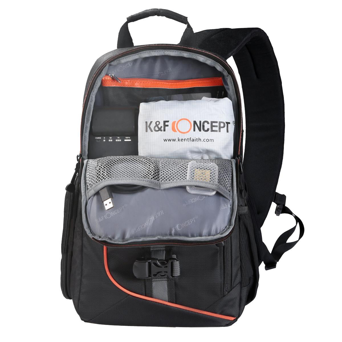 K&F Concept Nylon Sling Camera Bag Backpack for Travel Photography for DSLR Mirrorless etc. - KF13.050 SLING