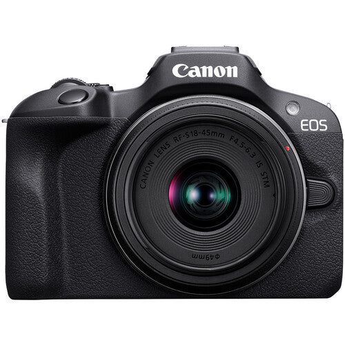 Canon EOS R100 Mirrorless Camera with 18-45mm Lens APS-C 4K 24p DIGIC 8 Image Processor