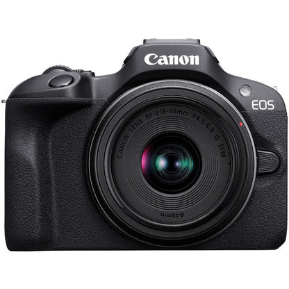Canon EOS R100 Mirrorless Camera with 18-45mm Lens APS-C 4K 24p DIGIC 8 Image Processor