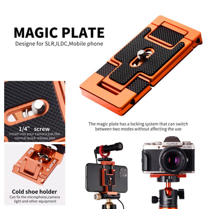 K&F Concept D255C4 + BH-28L 68" 172cm 5-Section Carbon Fiber Tripod with 360 Degree Ball Head