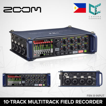 Zoom F8n 8-Input / 10-Track Multitrack Field Recorder