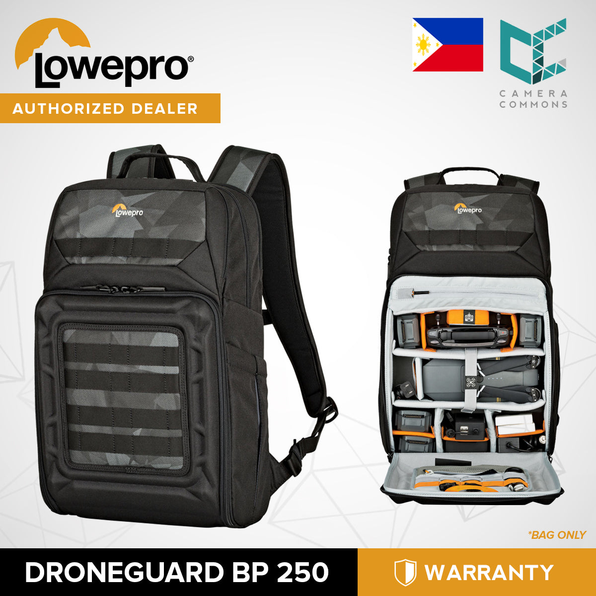 Lowepro DroneGuard BP 250 Backpack for DJI Mavic Pro/Air Quadcopter Drone Bag