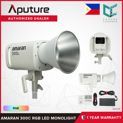 Aputure Amaran 150c 300c RGB LED Monolight 150W Studio Lighting Full RGB Color Control Active Cooling