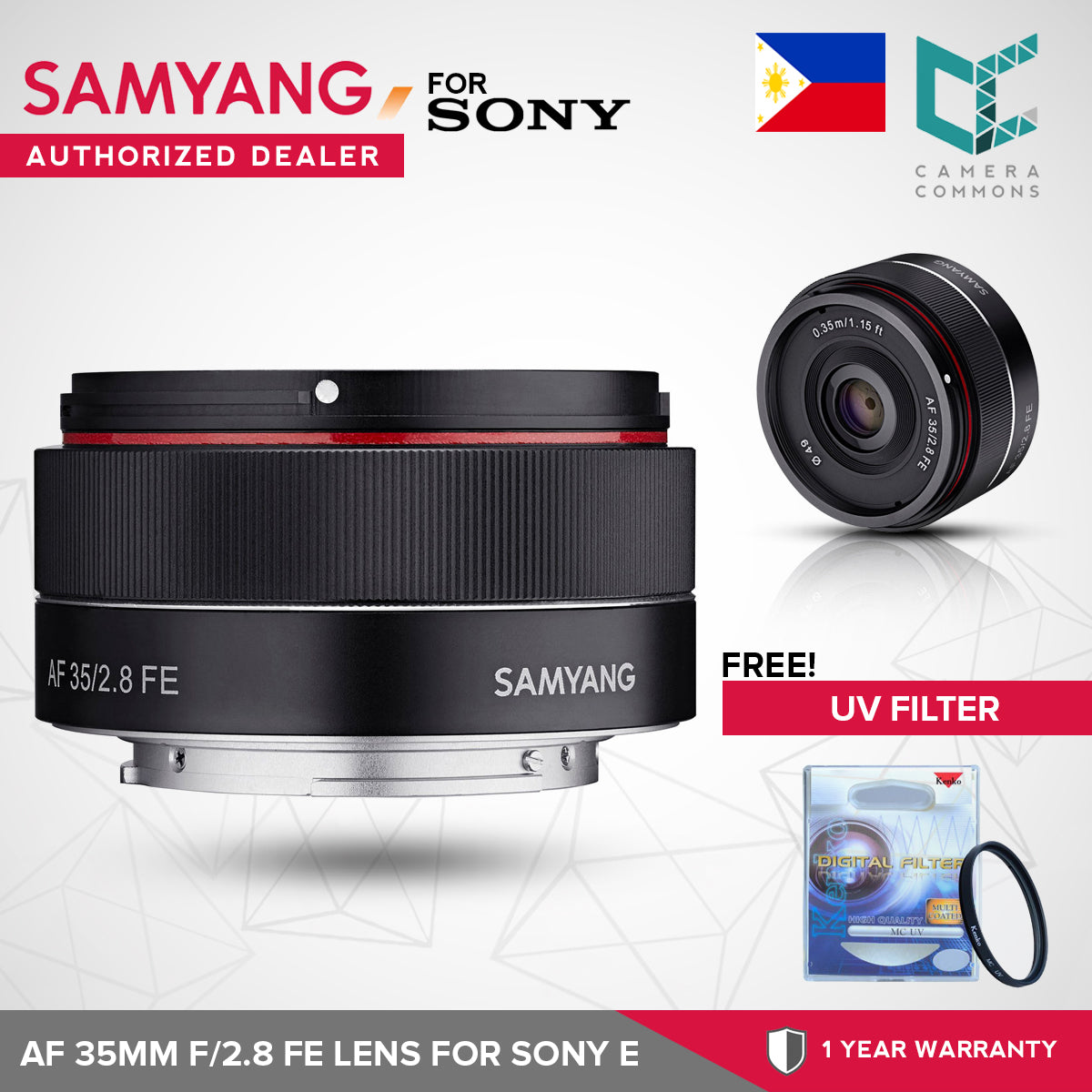 Samyang AF 35mm f/2.8 FE Lens for Sony E