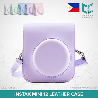 Leather Case Flannel Case Bag Cover Plain Colors for Fujifilm Instax Mini 11 Mini 12 Instant Film Camera PU Leather