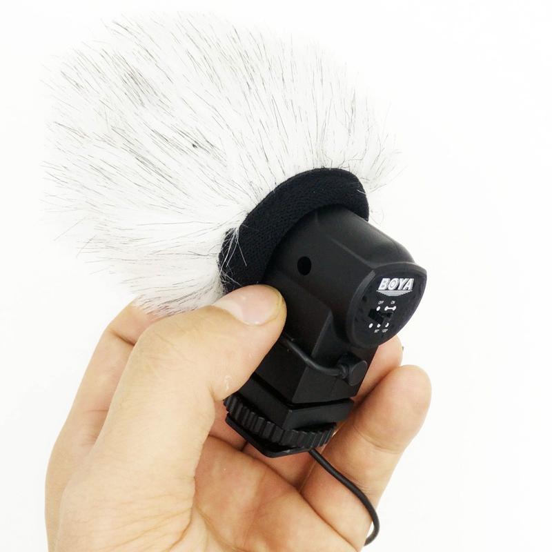 BOYA BY-V01 Stereo Mini Camera Condenser Microphone BYV01 BY-V01