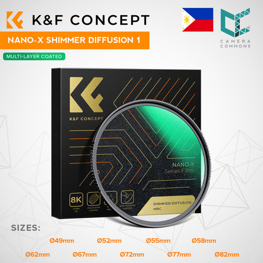 CLEARANCE KF FILTERS 49mm,Nano-X,Optical glass shimmer diffusion 1