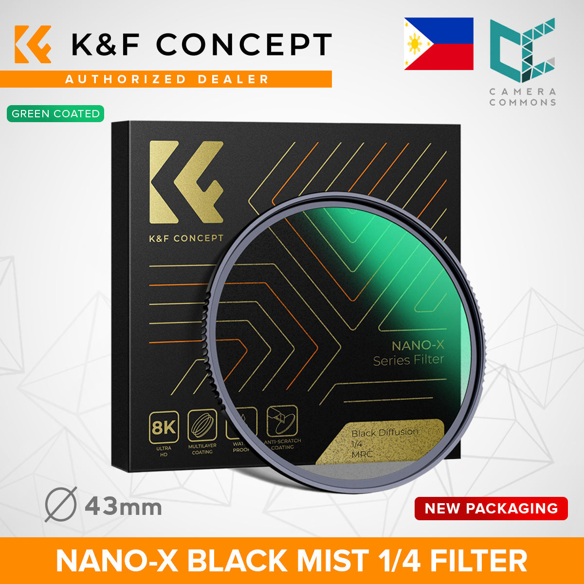 CLEARANCE KF FILTER Nano-X Black Mist Filter 1/4 Y2024 77mm