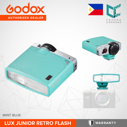 Godox Lux Junior Retro Camera Flash Mini Handy Black White Green Cyan Pink Red