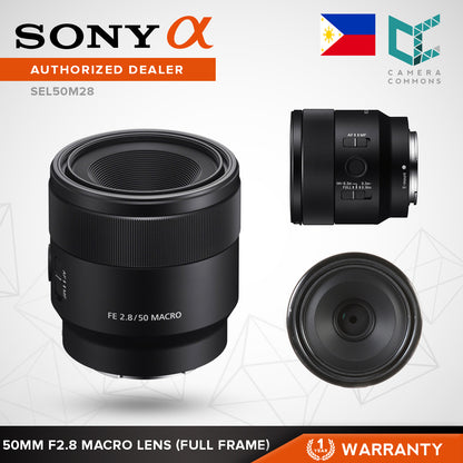 Sony Lens FE 50mm f/2.8 Macro SEL50M28