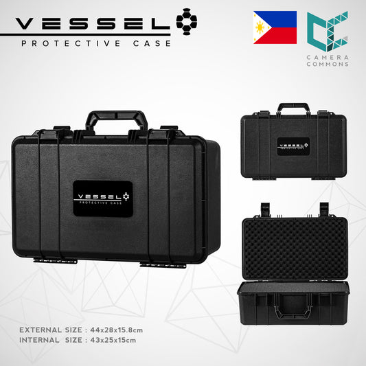 VESSEL VS4325B Portable Hard Case for Photography, Equipment, Instruments and other devices VSC4325B
