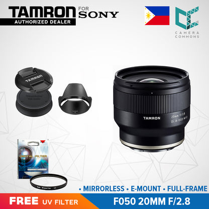 Tamron F050 20mm f/2.8 Di III OSD M 1:2 Lens for Sony E-Mount Full Frame Format