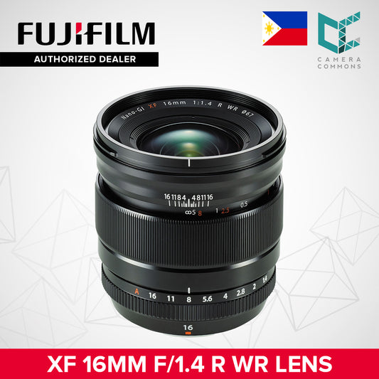 FUJIFILM XF 16mm f/1.4 R WR Lens XF16mm Mirrorless Lens