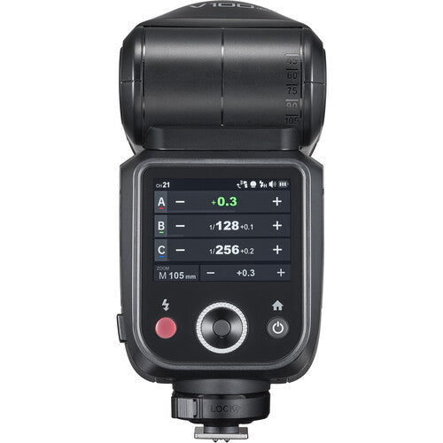 Godox V100 Flash for Nikon i-TTL 100W Round Head Design LED Touch Screen Controls V100N
