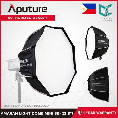 Aputure Amaran Light Dome Mini SE (22.8") Soft Directional Quality Lighting Works with Bowens Mount Fixtures