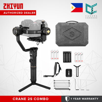 Zhiyun Crane 2S Combo Kit Handheld Gimbal Stabilizer for DSLR Cameras Videography