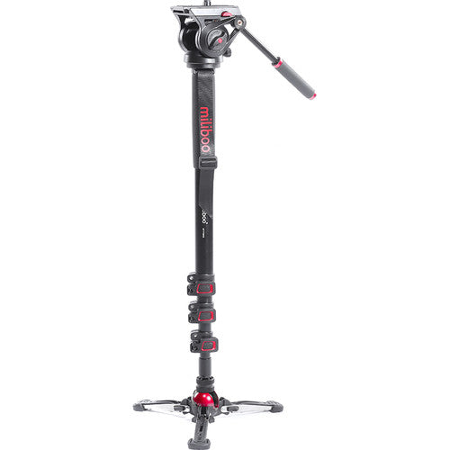 Miliboo MTT705AS Professional Aluminum Video Monopod with MYT801 Fluid Head for Photography