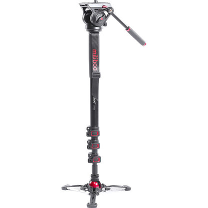 Miliboo MTT705AS Professional Aluminum Video Monopod with MYT801 Fluid Head for Photography