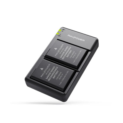 RAVPower EN-EL14 Camera Battery Charger with 2pcs Batteries Set for Nikon Cameras ENEL14