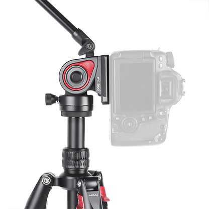 Miliboo MUFA-BK Aluminum Travel Tripod Kit with Fluid Head Flip Lock