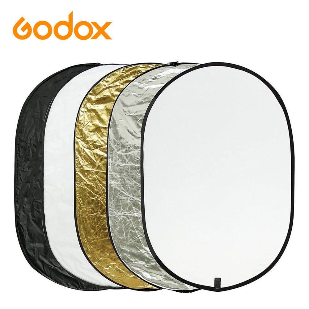 Godox RT-05 24Ã¢ÂÂx35Ã¢ÂÂ 60 x 90cm 5-in-1 Collapsible Portable Disc Light Reflector with Bag for Studio and Photography 60x90cm