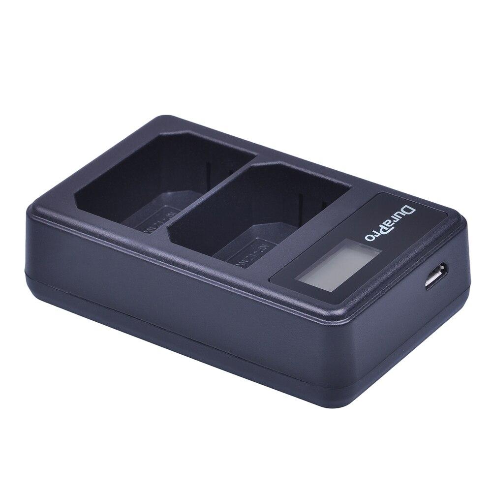 DuraPro 1pc LCD Dual USB Charger for Sony NP-FZ100 NP FZ100 BC-QZ1 Alpha 9 Alpha 9R Sony Alpha 9 S Digital Camera