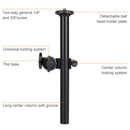 K&F Concept KF31.010 Rotatable Multi-Angle Center Column for Camera Tripod Magnesium Alloy & Locking System
