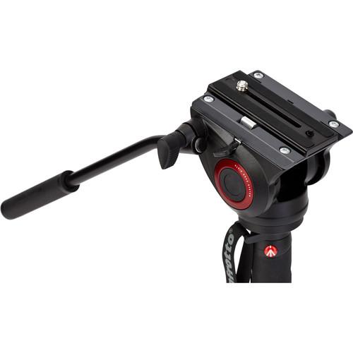 Manfrotto MVMXPRO500 XPRO Monopod + Four-Section Alu with Fluid Video Head