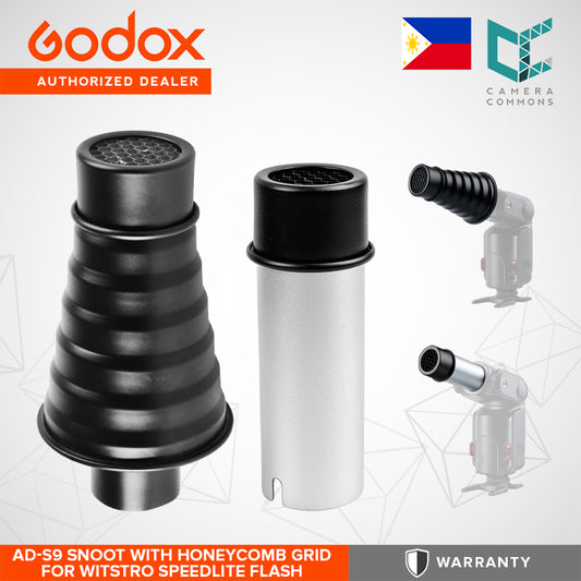 CLEARANCE Godox AD-S9 Snoot with Honeycomb Grid WITSTR Accessory Flash AD200 AD200PRO AD360II ADS9