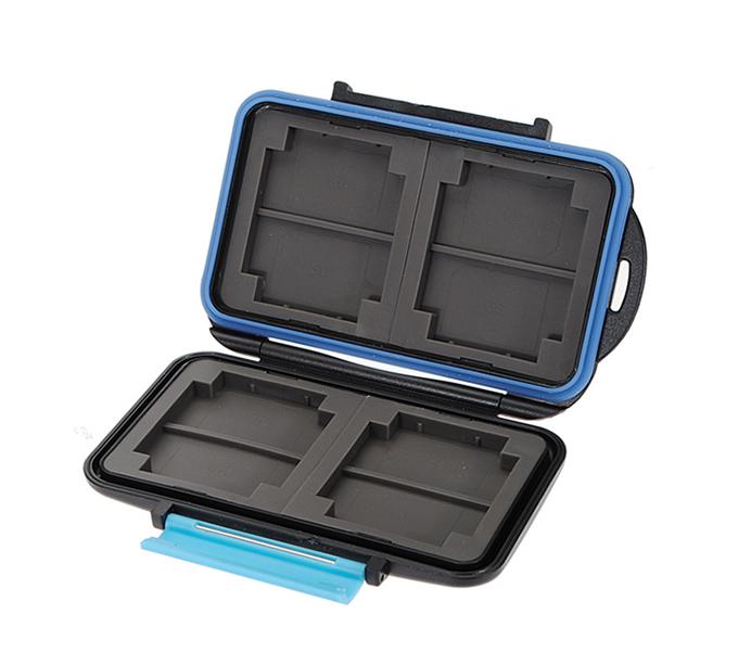 JJC MC-2 Water Resistant + Anti Shock Memory Card Case (MC-2)
