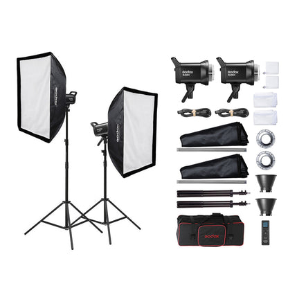 Godox SL60IID Daylight LED Video Light (2-Light Studio Kit) Photography Lighting