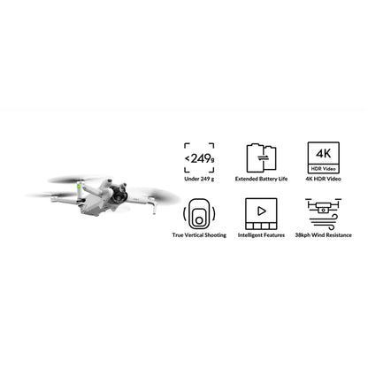 DJI Mini 3 Fly More Combo Plus Drone with Controller (DJI RC) (GL)