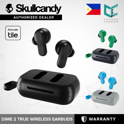 SkullCandy Dime 2 True Wireless Waterproof In-Ear Earbud Earbuds Find With Tile