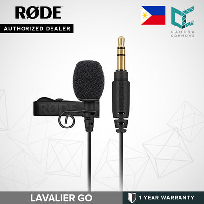 Rode Lavalier GO Omnidirectional Microphone for Wireless GO Systems Audio Equipment
