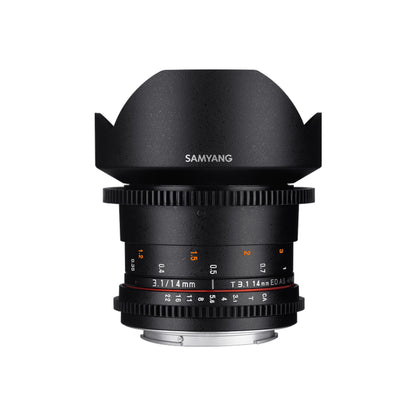 Samyang 14mm T3.1 VDSLR ED AS IF UMC II Lens for Canon EF