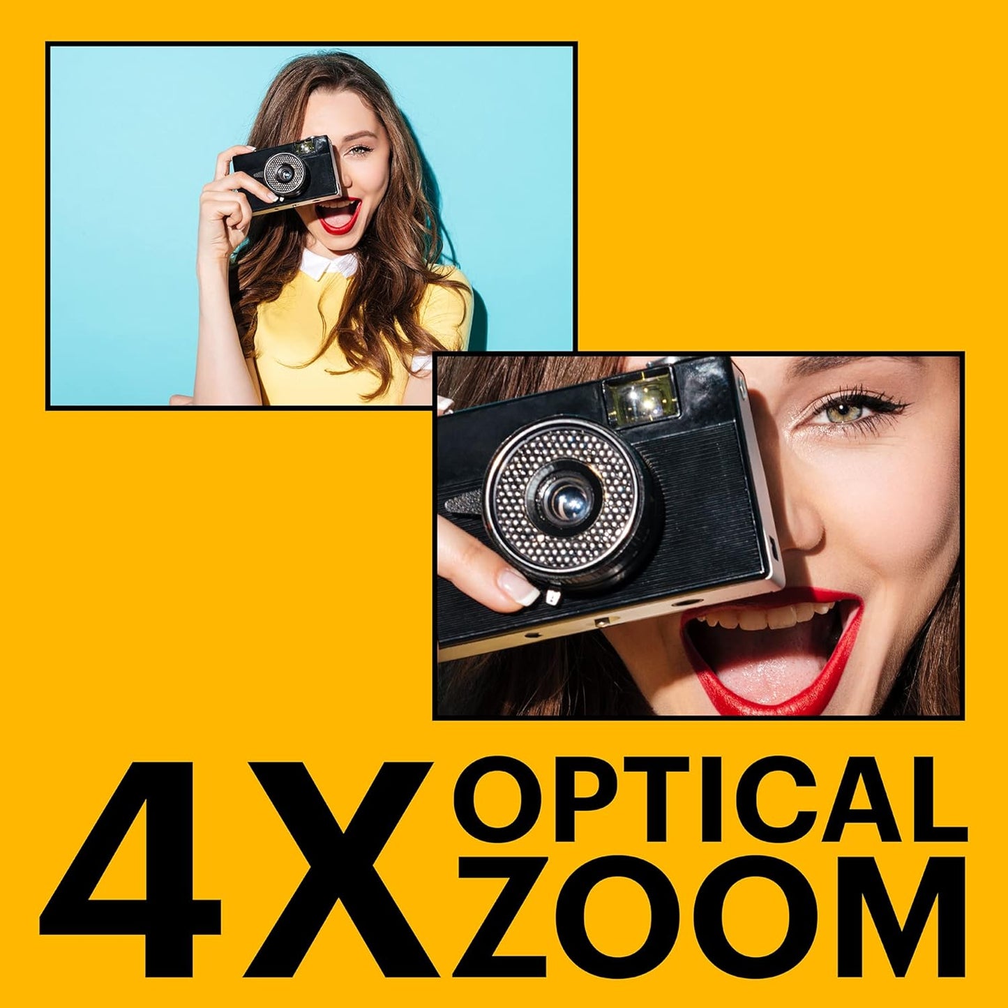 Kodak PIXPRO FZ45 Digital Camera Point & Shoot 16MP 27mm Wide-Angle 4x Optical Zoom 1080 Full HD