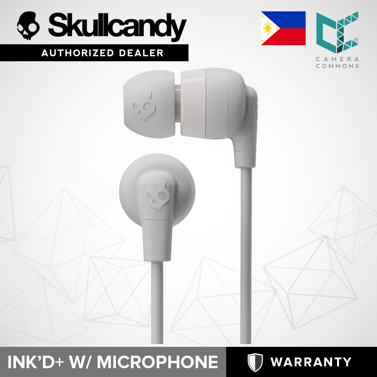 SkullCandy Ink'D+ Wired In-Ear Earbuds with Microphone Headphone Earphone InkD Plus