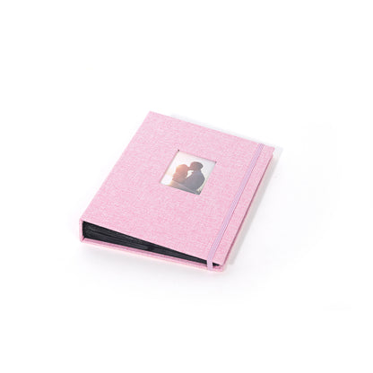 Photo Album 208 Sheets Pockets Slots Plain Cotton Linen for Fujifilm Instax Instant Mini Films