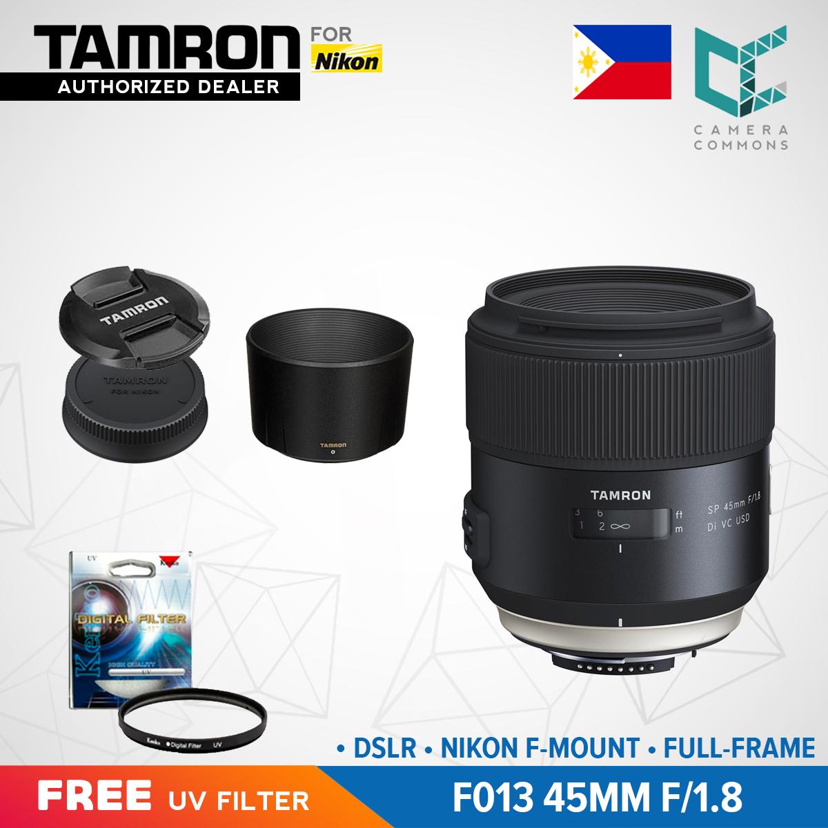 Tamron F013 SP 45mm f/1.8 Di VC USD Prime Lens for Nikon DSLR F Mount Full Frame