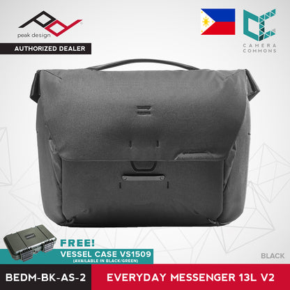 Peak Design Everyday Messenger Bag 13L v2 Ash Black Version 2