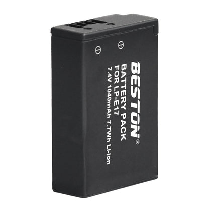 Beston 1PC LP-E17 7.4V 1040mAh 7.7Wh Li-ion Camera Battery for Canon LPE17