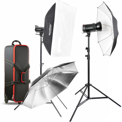 Godox SK300II Studio Flash Monolight (2-Light Studio Kit) Photography Lighting