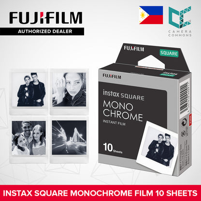 FUJIFILM Instax Square Monochrome Sunset Rainbow Instant Film Black and White BNW 10 Sheets