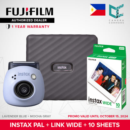 FUJIFILM Instax Pal Digital Camera Only with Detachable Ring Wide Angle Small Tiny Size Bluetooth to App