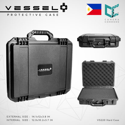 VESSEL VS220 Portable Hard Case for Photography Equipment Tactical Instruments and other devices VS3326