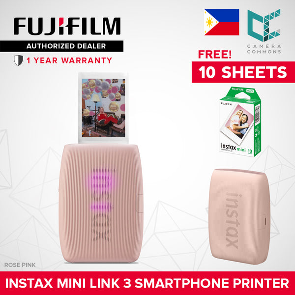 FUJIFILM Instax Mini Link 2 / Mini Link 3 Smartphone Printer NEW VERSION