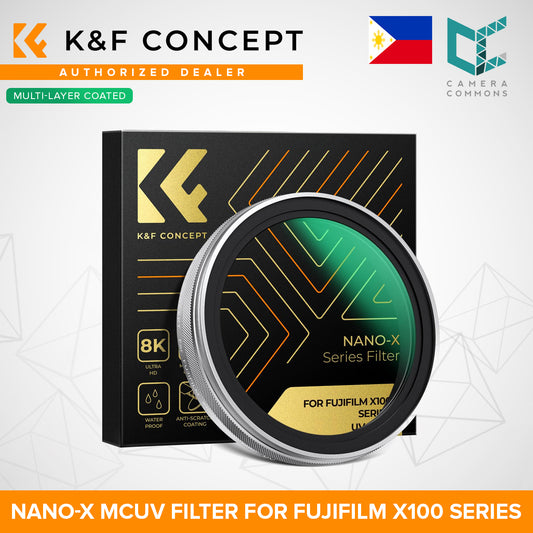 K&F Concept Fuji X100 Nano-X MCUV UV Filter for Fujifilm X100F X100S X100T X100V X100VI Lens